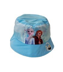 Cepure meitenēm Frozen 341414, zila цена и информация | Шапки, перчатки, шарфы для девочек | 220.lv