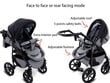 Universālie rati Boston Travel System 3in1, krēmkrāsas cena un informācija | Bērnu rati | 220.lv