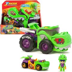 Palaidēja un vadītāja komplekts Mega Wheels T-Racers T-Rex цена и информация | Игрушки для мальчиков | 220.lv