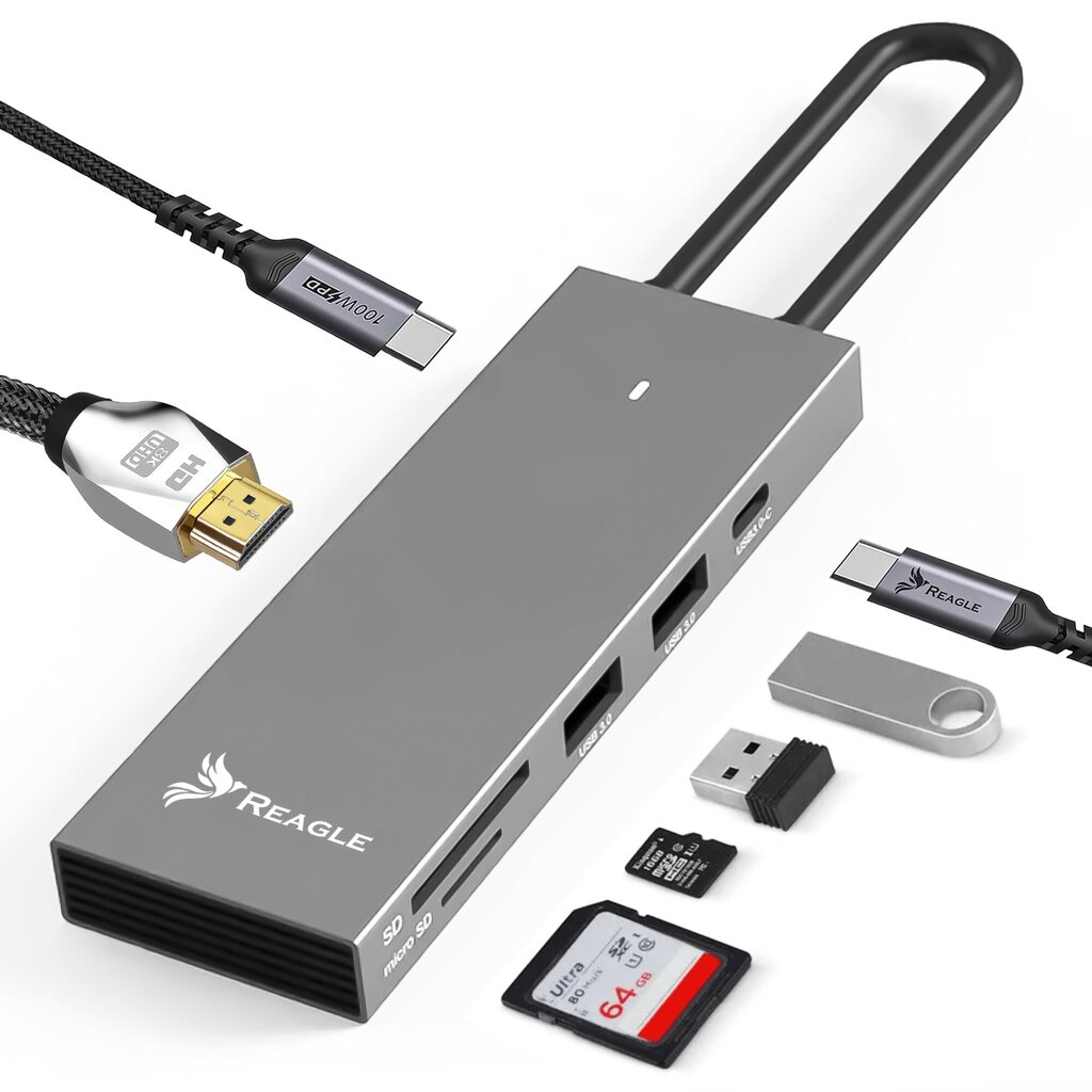Reagle RHUB55C цена и информация | Adapteri un USB centrmezgli | 220.lv