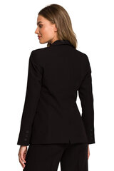 S310 Жакет на одну гладкую пуговицу - черный цена и информация | Женские пиджаки | 220.lv