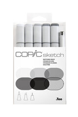 Marķieri Copic Sketch Sketching Grays, 6 gab. цена и информация | Принадлежности для рисования, лепки | 220.lv