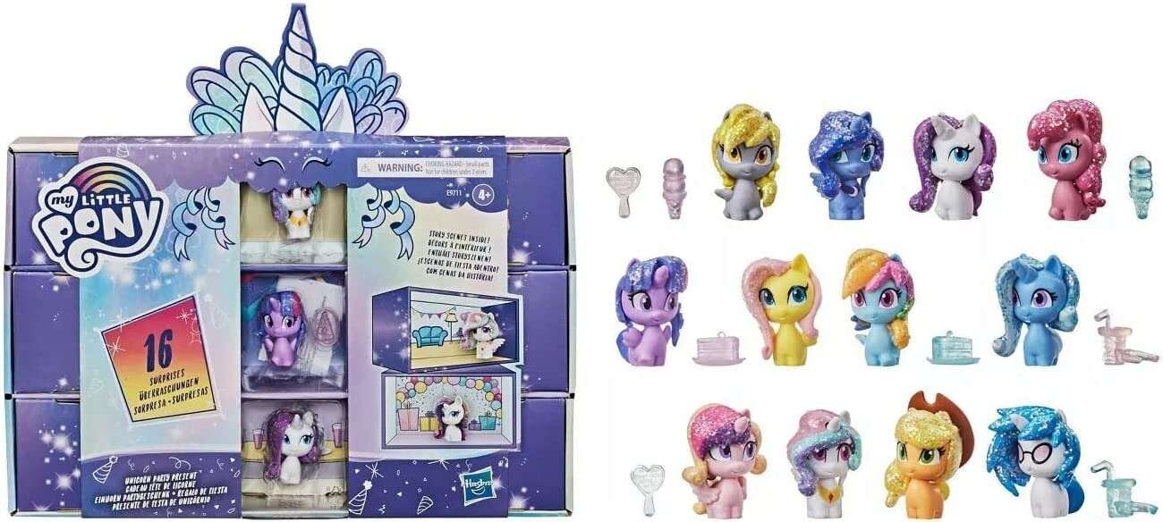 Dāvanu komplekts ar 16 pārsteigumiem My Little Pony cena un informācija | Rotaļlietas meitenēm | 220.lv