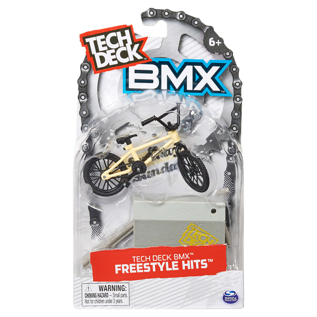 Mini velosipēda komplekts ar šķērsli Tech Deck Fingerbike BMX cena un informācija | Rotaļlietas zēniem | 220.lv