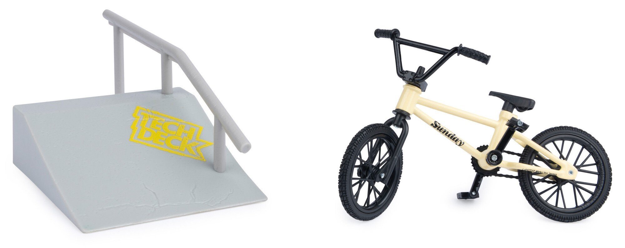 Mini velosipēda komplekts ar šķērsli Tech Deck Fingerbike BMX cena un informācija | Rotaļlietas zēniem | 220.lv