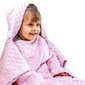 Sega ar piedurknēm - Rozā krāsā Baby Wrapi cena un informācija | Gultas pārklāji, pledi | 220.lv