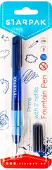 Spalvas pildspalva Starpak Fountain Pen Prime, 2 kapsulas cena un informācija | Rakstāmpiederumi | 220.lv