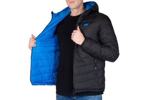 Куртка 4F с двусторонней отделкой, голубая, размер M - Мужская куртка 4F с разноцветной отделкой и синими логотипами, размер M 4FWAW23TDJAM434_NIEBIESKI_M цена и информация | Мужские куртки | 220.lv