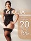Zeķes sievietēm Giulia Positive Hold Ups, baltas, 20 DEN cena un informācija | Zeķubikses | 220.lv
