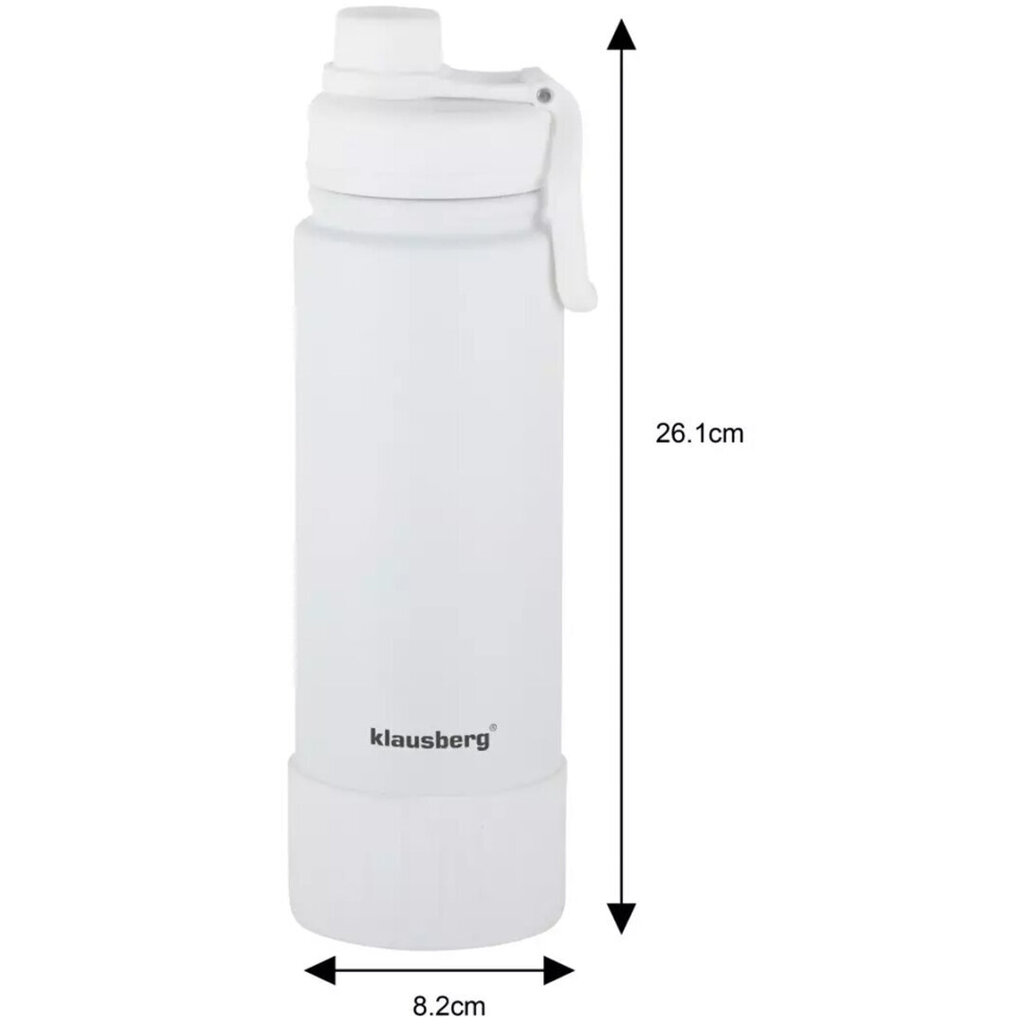 Termosa pudele 720ml KB-7639, Balta cena un informācija | Termosi, termokrūzes | 220.lv