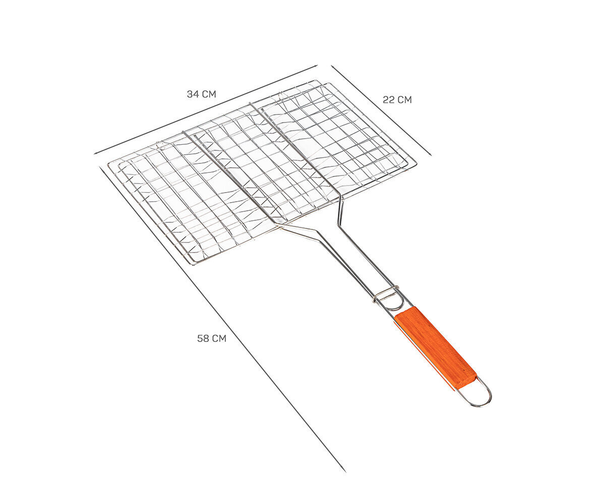 Grils, 58 cm cena un informācija | Grila, barbekjū piederumi un aksesuāri | 220.lv