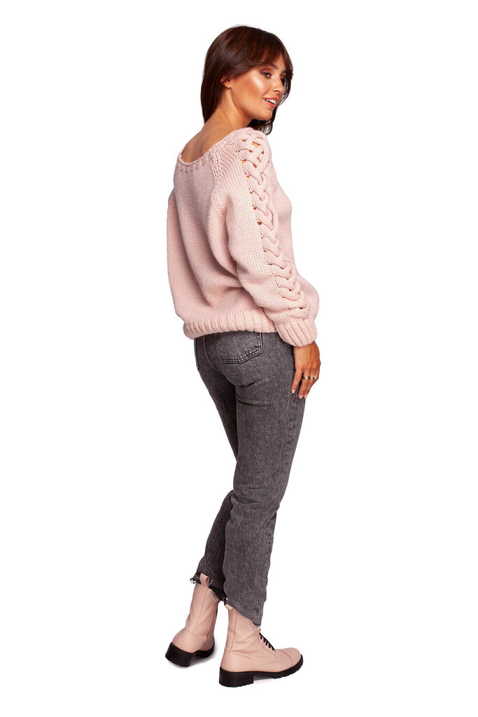 Džemperis sievietēm BK090, rozā цена и информация | Sieviešu džemperi | 220.lv