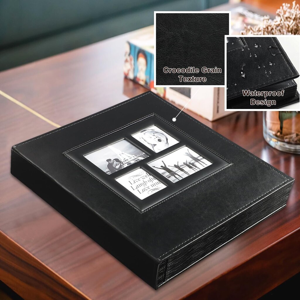 400 kabatiņu fotoalbums LIVMAN BLGE-101 fotogrāfijām ar izmēru 10x15cm cena un informācija | Foto rāmji, foto albumi | 220.lv