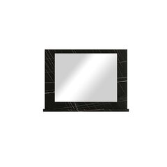 Dekoratīvs spogulis Asir, 60x60 cm, melns cena un informācija | Spoguļi | 220.lv