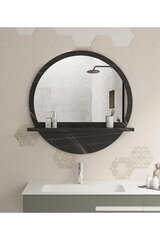 Dekoratīvs spogulis Asir, melns cena un informācija | Spoguļi | 220.lv