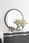 Dekoratīvs spogulis Asir, 62x62 cm, pelēks cena un informācija | Spoguļi | 220.lv