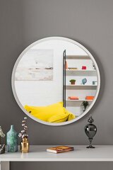 Декоративное зеркало Asir, 50х60 см, белый цена и информация | Зеркала | 220.lv