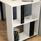 Mācību galds, Asir, 120x75,4x60 cm, balts/melns cena un informācija | Datorgaldi, rakstāmgaldi, biroja galdi | 220.lv