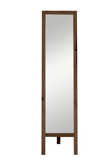 Декоративное зеркало Asir, 50х60 см, коричневый цена и информация | Зеркала | 220.lv