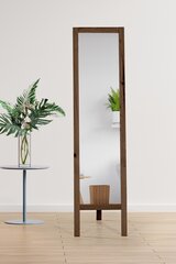 Декоративное зеркало Asir, 50х60 см, коричневый цена и информация | Зеркала | 220.lv