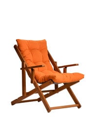Шезлонг Asir, апельсин цена и информация | Садовые стулья, кресла, пуфы | 220.lv