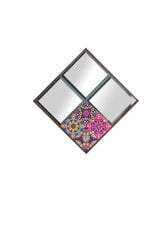 Dekoratīvs spogulis Asir, brūns/rozā cena un informācija | Spoguļi | 220.lv