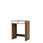 Grimma galds, Asir, 70x40x84,7 cm, brūns/balts cena un informācija | Kosmētikas galdiņi | 220.lv
