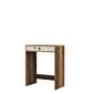 Grimma galds, Asir, 70x40x84,7 cm, brūns/balts/marmors cena un informācija | Kosmētikas galdiņi | 220.lv
