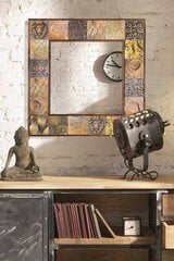 Декоративное зеркало Asir, 62x62 см, коричневый цена и информация | Зеркала | 220.lv