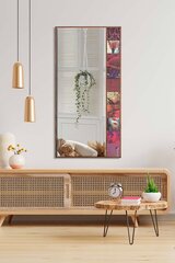 Dekoratīvs spogulis Asir, 50x102 cm, brūns/rozā cena un informācija | Spoguļi | 220.lv