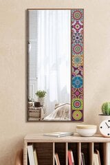 Декоративное зеркало Asir, 50х148 см, коричневый/розовый цена и информация | Зеркала | 220.lv