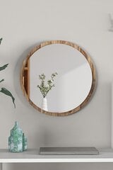 Dekoratīvs spogulis, Asir, 45x45 cm, tumši brūns cena un informācija | Spoguļi | 220.lv