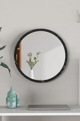 Dekoratīvs spogulis, Asir, 45x45 cm, melns цена и информация | Зеркала | 220.lv