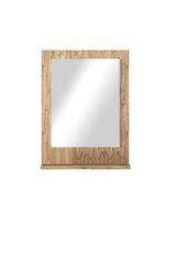 Декоративное зеркало Asir, 45х60 см, коричневый цена и информация | Зеркала | 220.lv