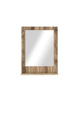 Декоративное зеркало Asir, 45х60 см, темно-коричневый цена и информация | Зеркала | 220.lv