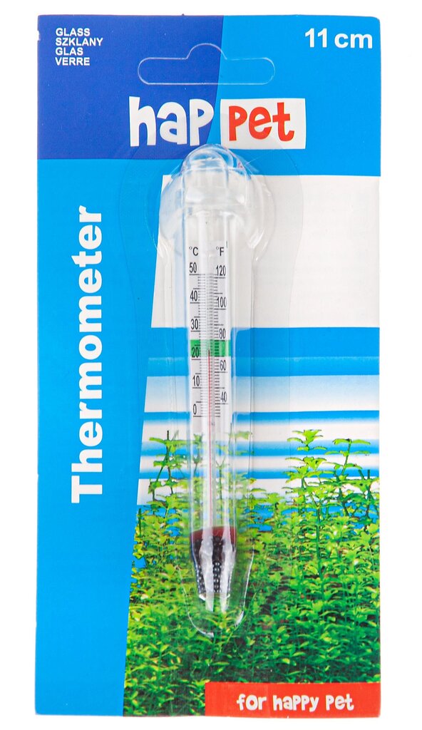 Termometrs ar sūkšanas Happet, 11 cm cena un informācija | Akvāriji un aprīkojums | 220.lv