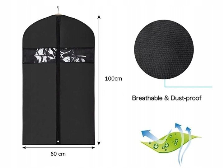 Ceļojumu apģērbu soma 60x100cm, 5gab. cena un informācija | Pakaramie un apģērbu maisi | 220.lv