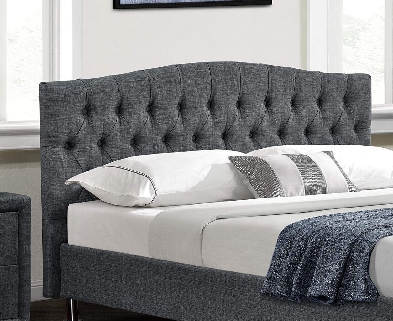 Manchester gulta un matracis 160x200 cena un informācija | Gultas | 220.lv