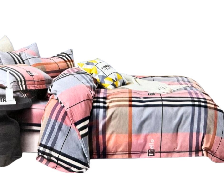 Kokvilnas gultas veļas komplekts Milano Zone, 160cmX200 cm, 3 daļas cena un informācija | Gultas veļas komplekti | 220.lv