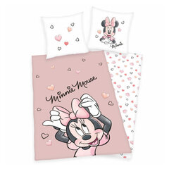 Bērnu gultas veļas komplekts Minnie Mouse, 140x200, 2 daļas cena un informācija | Bērnu gultas veļa | 220.lv