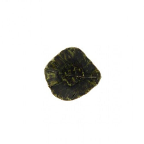 Costa Nova Stone masas lapas formas servēšanas šķīvis Riviera, ⌀ 11 cm, Tumši zaļa cena un informācija | Trauki, šķīvji, pusdienu servīzes | 220.lv