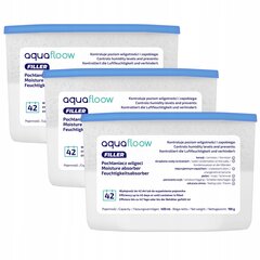 3x AquaFloow Refiller mitruma absorbētājs 400 ml - bez smaržas cena un informācija | Gaisa sausinātāji, mitruma savācēji | 220.lv