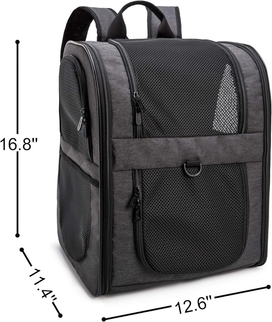 Apollo Walker Pet Carrier mugursoma 32x29x43 cm cena un informācija | Transportēšanas būri, somas | 220.lv