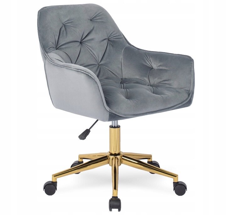 Grozāmais biroja krēsls Milan, pelēks cena un informācija | Biroja krēsli | 220.lv