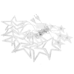 Springos zvaigžņu aizkars 138 LED CL4133 cena un informācija | Ziemassvētku dekorācijas | 220.lv