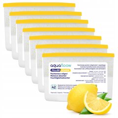 7x AquaFloow Refiller mitruma absorbētājs 400 ml - citrona smarža cena un informācija | Gaisa sausinātāji, mitruma savācēji | 220.lv