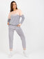 Sieviešu pidžama 820352, pelēka cena un informācija | Naktskrekli, pidžamas | 220.lv