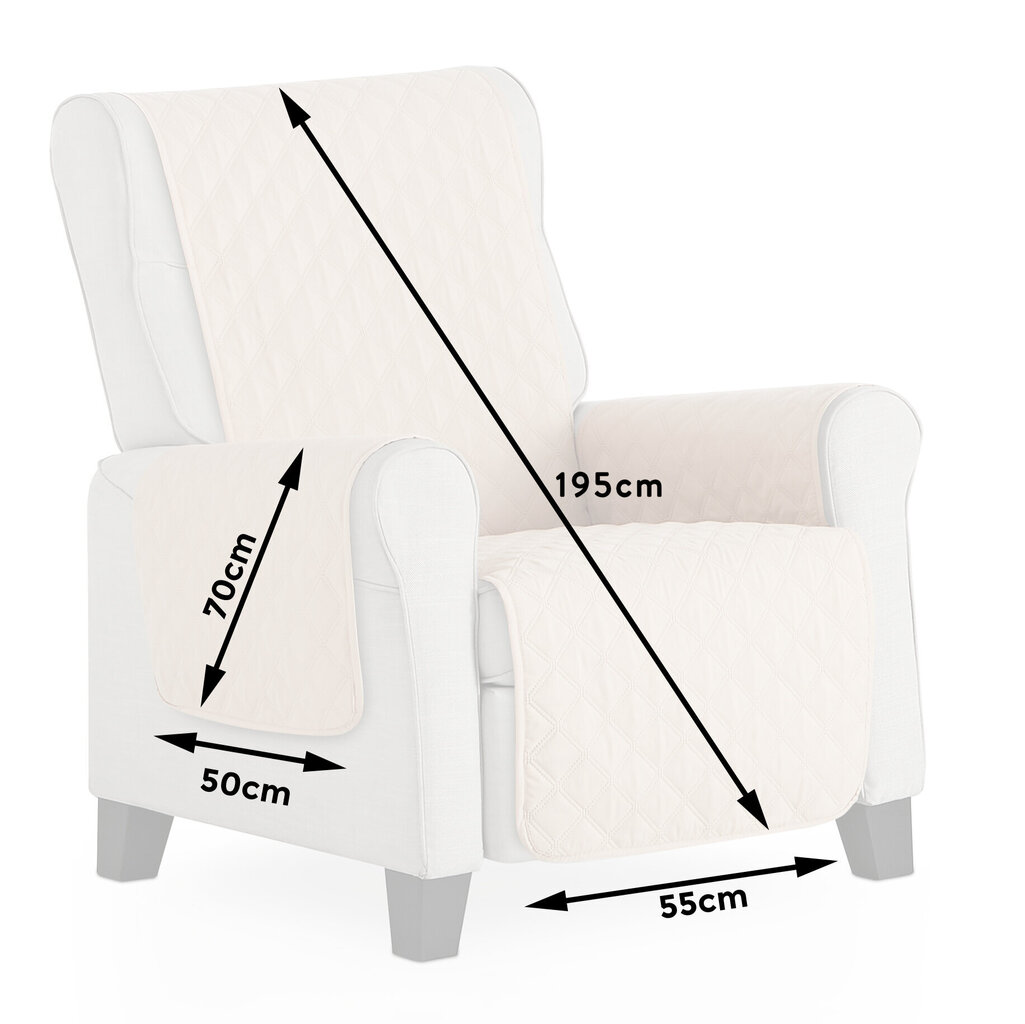 Belmarti Teflona ūdensnecaurlaidīgais sēdekļa aizsargs 55 x 195 cm цена и информация | Mēbeļu pārvalki | 220.lv