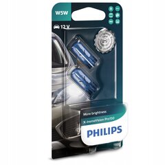 Auto spuldzes Philips W5W X-Treme Vision Pro150 + 150% цена и информация | Автомобильные лампочки | 220.lv