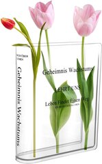 Прозрачная ваза для цветов в форме книги Dingfeiyu цена и информация | ваза для цветов с подставкой 3 шт. | 220.lv